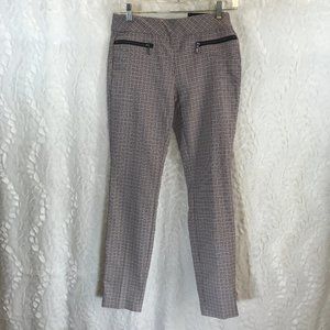 Hollywould Plaid skinny pull on pants houndstooth
